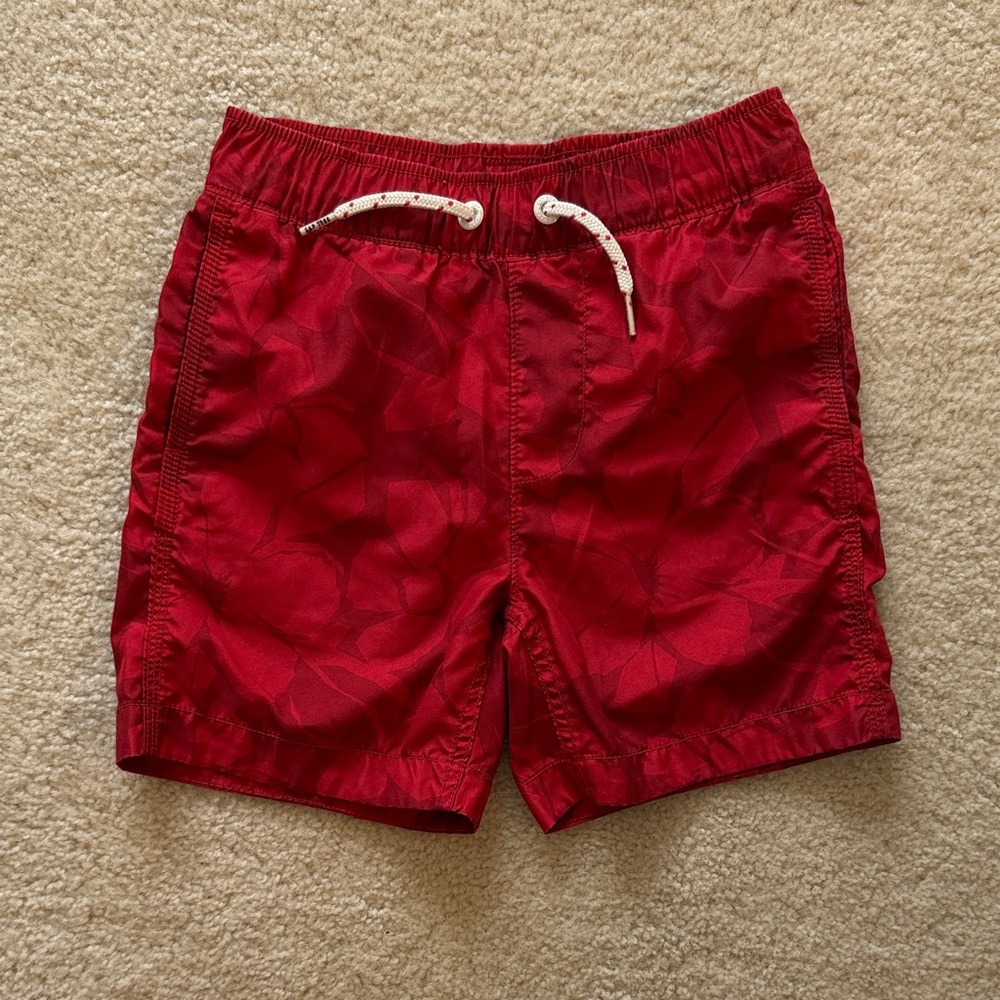 GAP Kids Red Swim Trunks